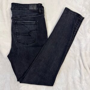 American Eagle Outfitters Black High Rise Jeggings